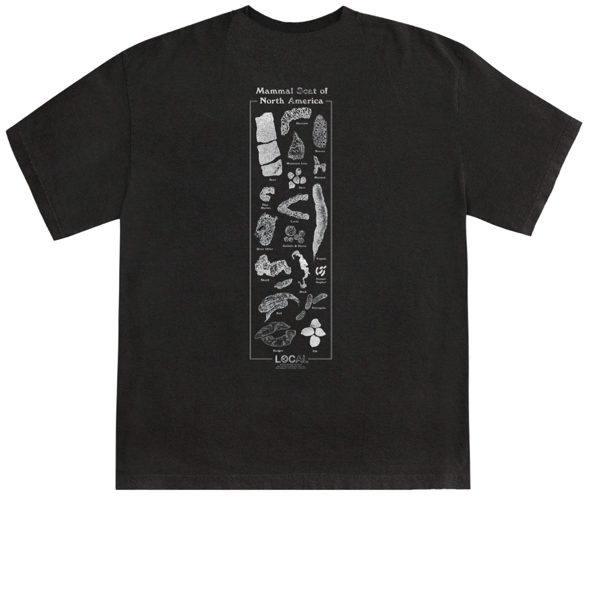 Less Than Local American Scat T-Shirt - Black image 1