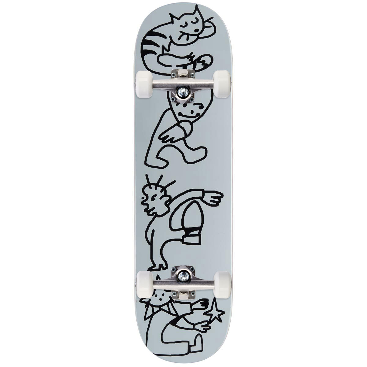 Cafe Buddy C2 Shape Skateboard Complete - 8.25