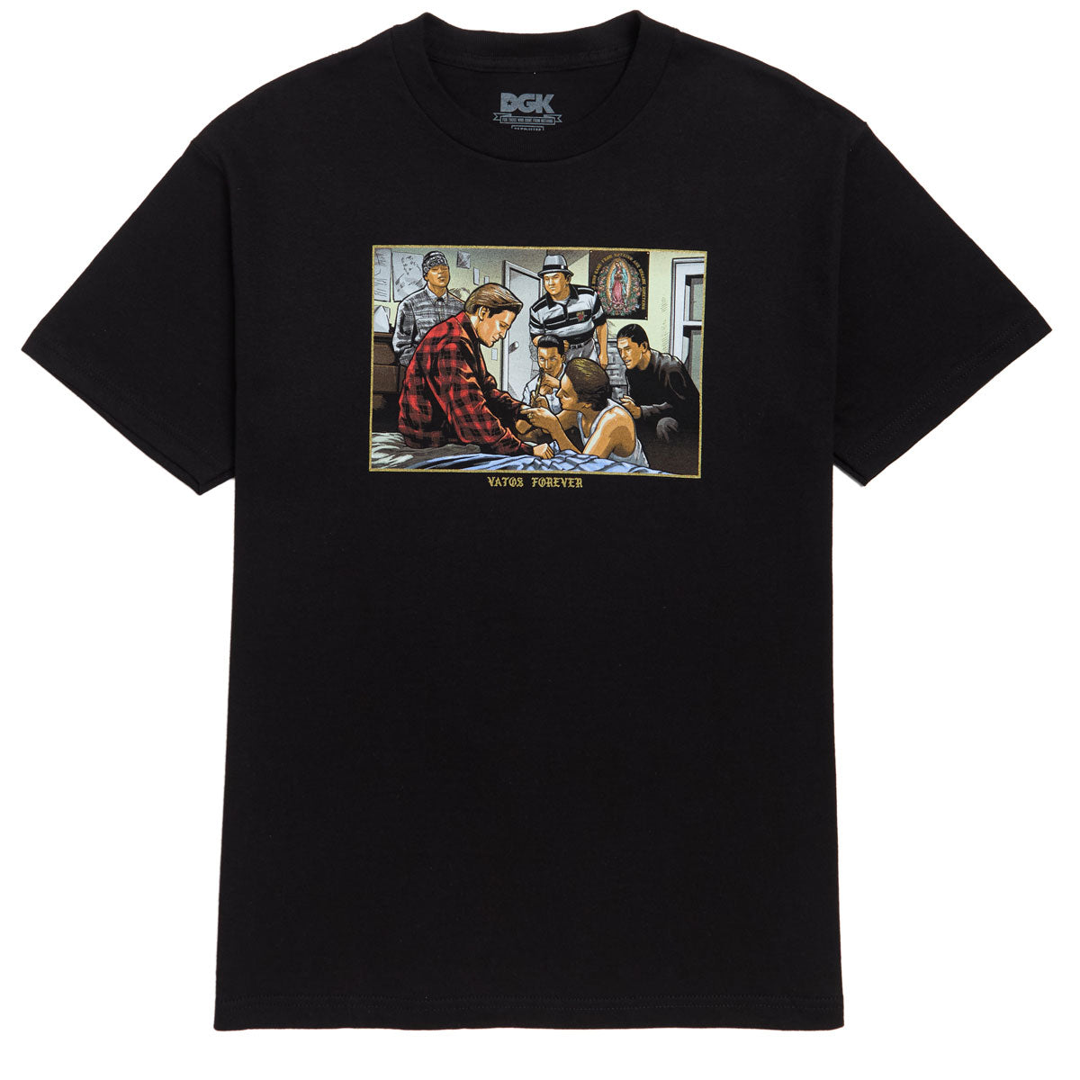 DGK Vatos Forever T-Shirt - Black image 1