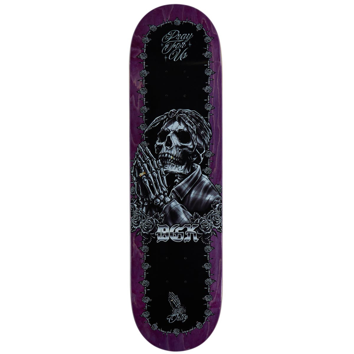 DGK Devotion Ortiz Twin Tail Skateboard Deck - 8.25