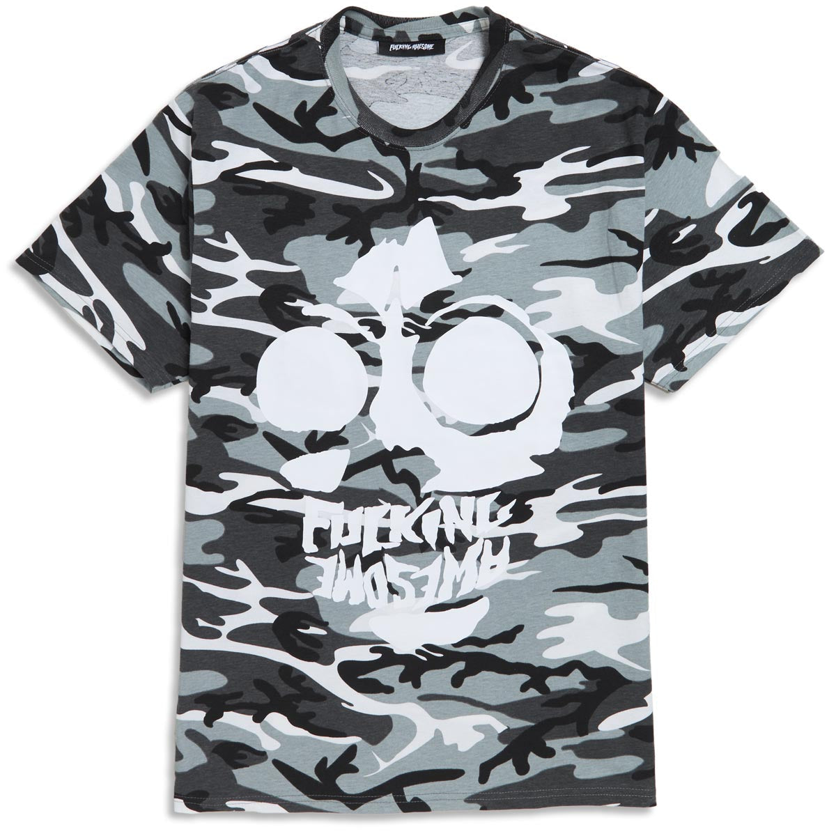 Fucking Awesome Fangs T-Shirt - Camo image 1