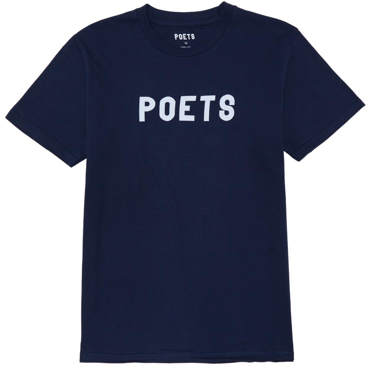 Poets OG Flocked T-Shirt - Navy image 1