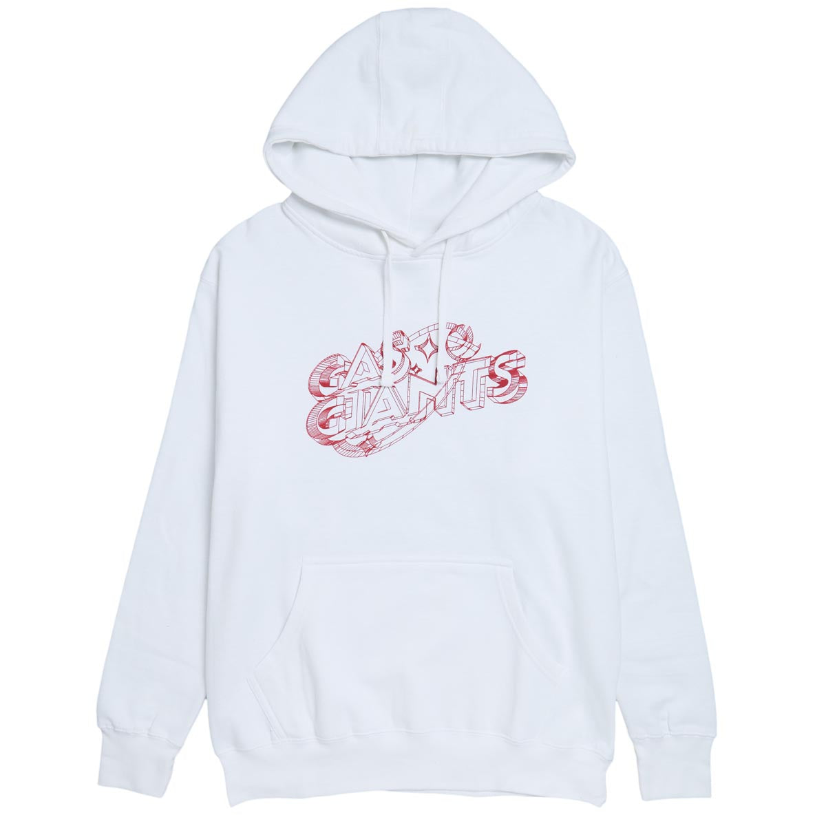 Gas Giants Ball Logo Hoodie Hoodie - White image 1