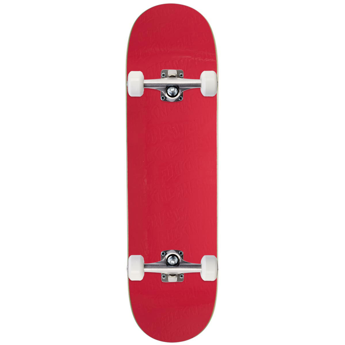 Fucking Awesome Pink Stamp Embossed Skateboard Complete - 8.38