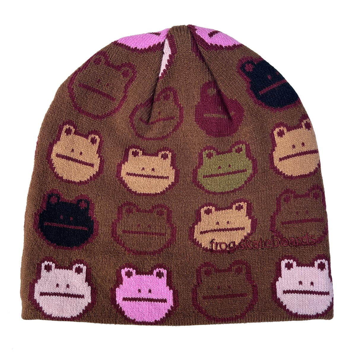 Frog Nation Beanie - Brown image 1