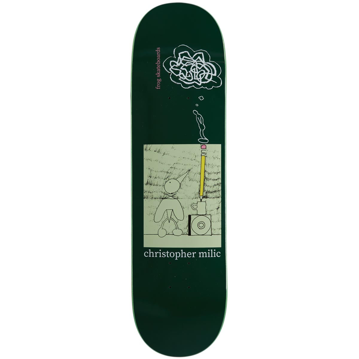 Frog Creative Block Chris Milic Skateboard Deck - 8.38