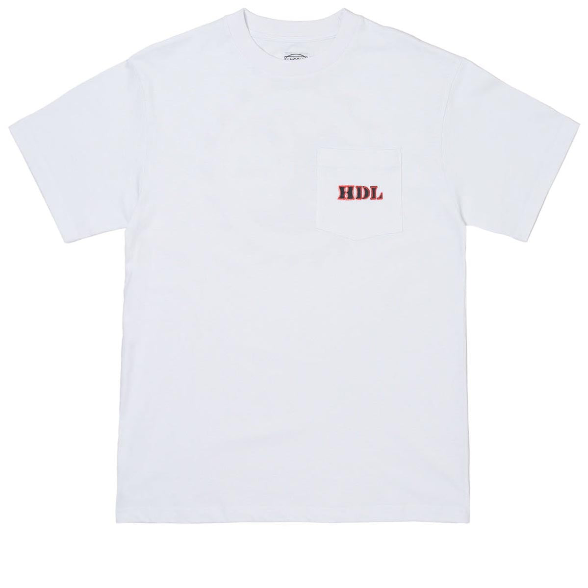 Hoddle Thunderdome Pocket T-Shirt - White image 1