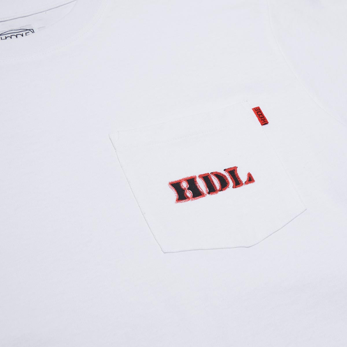 Hoddle Thunderdome Pocket T-Shirt - White image 3