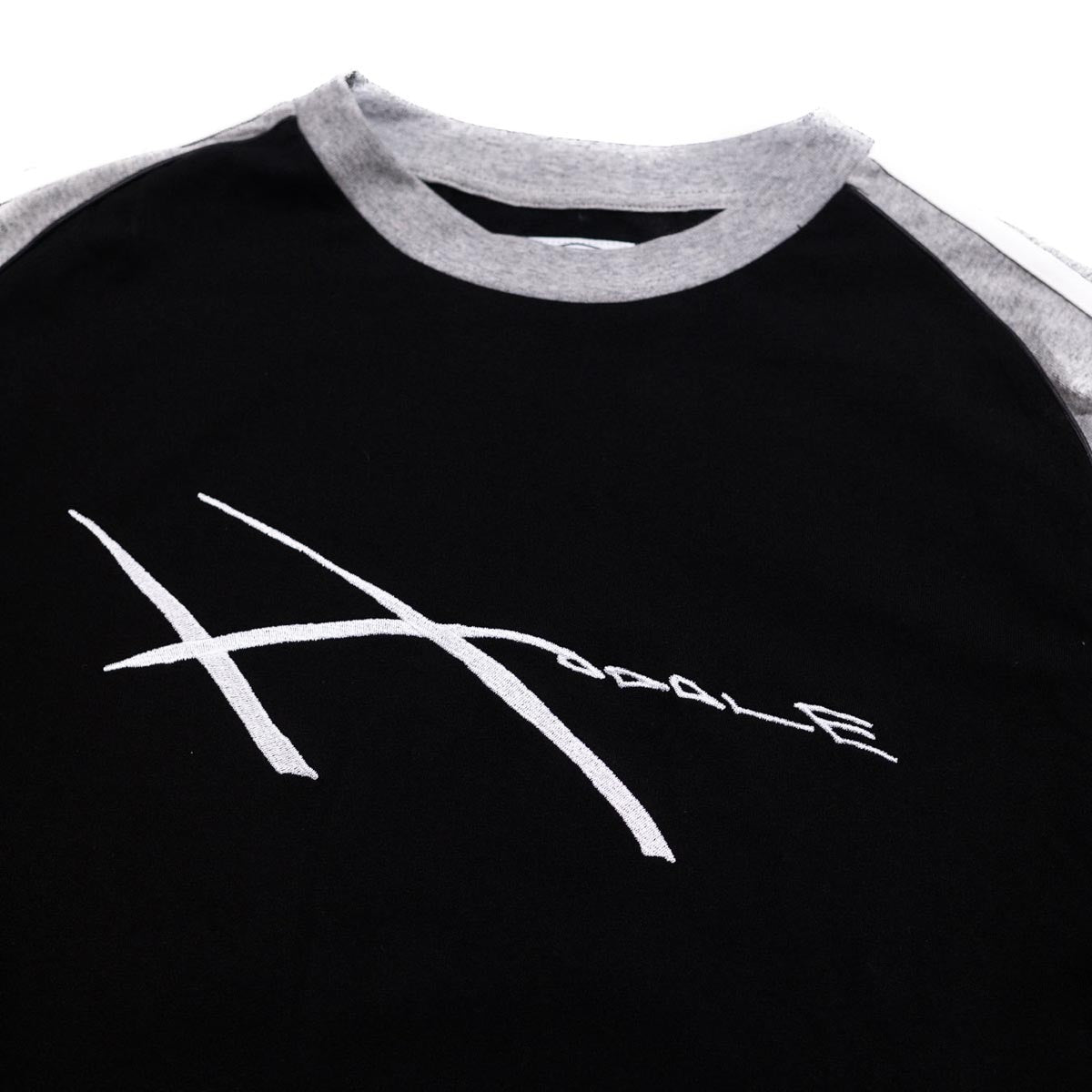 Hoddle Warped Jeresy T-Shirt - Black image 3