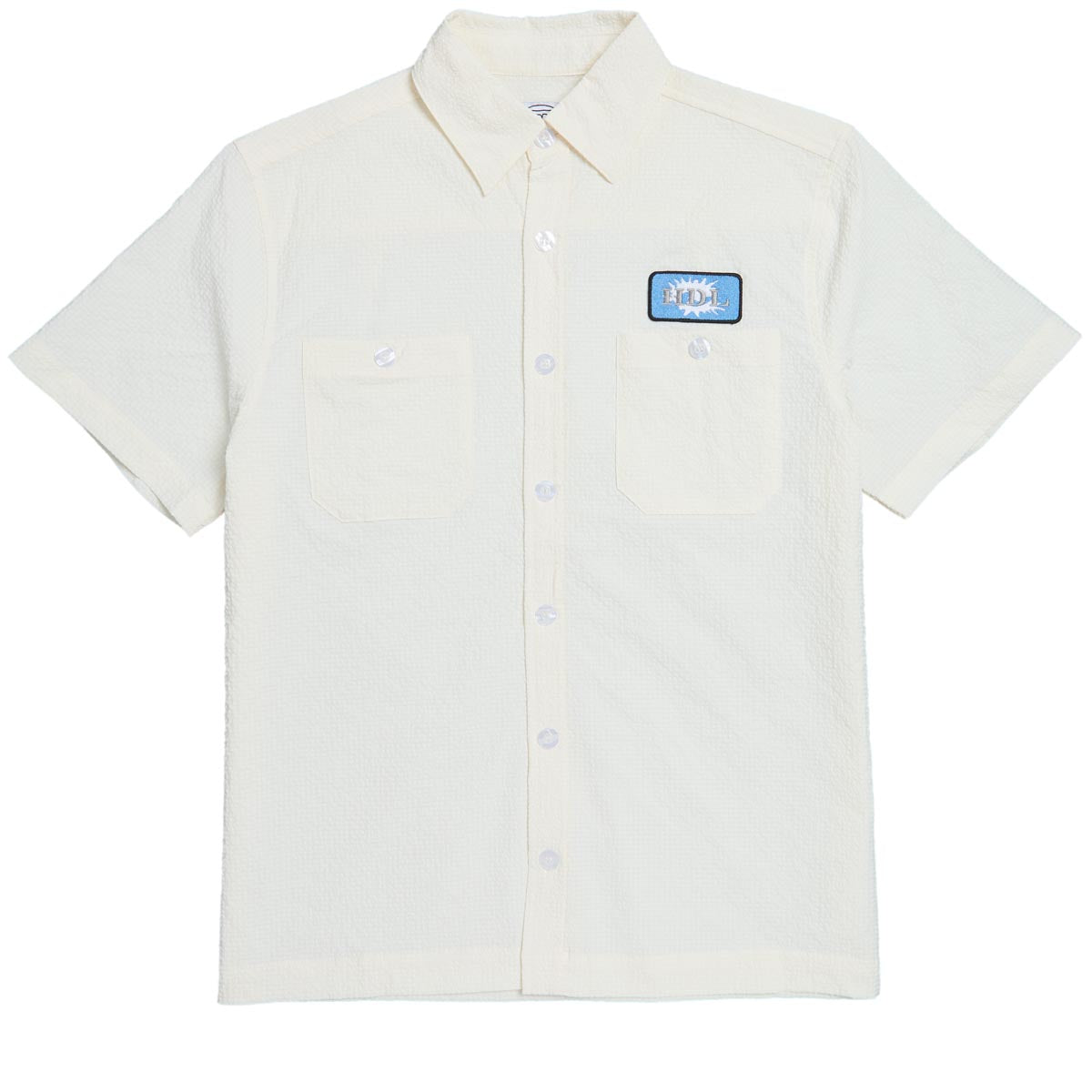 Hoddle Seersucker Shirt - White image 1