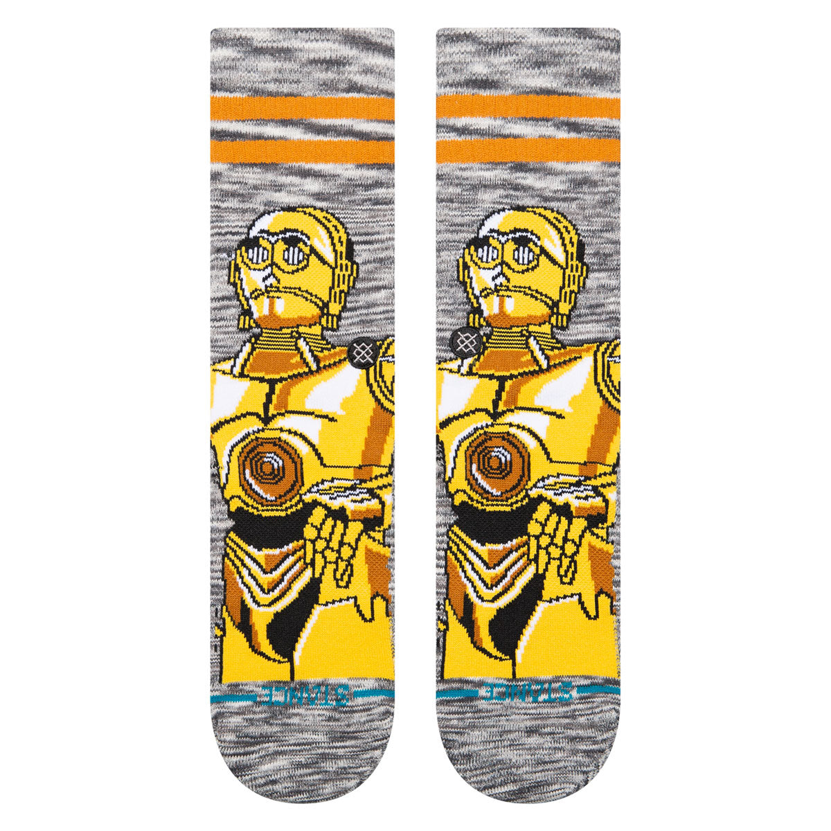 Stance C3PO Crew Socks - Gold image 2