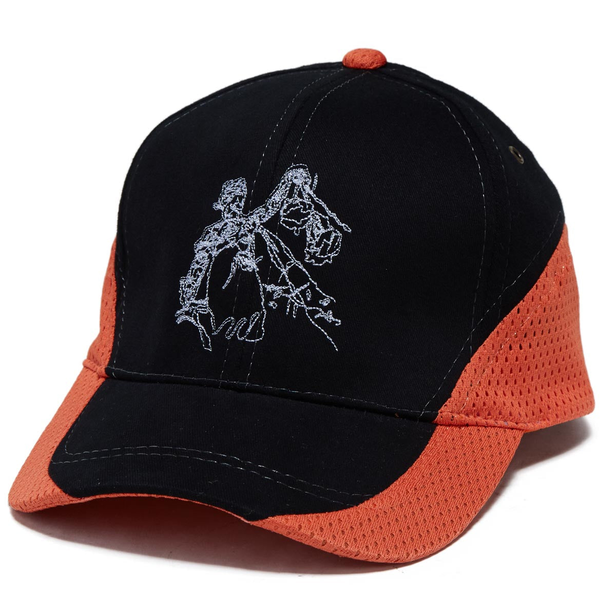 LO-RES Evander Hat - Black/Orange image 1