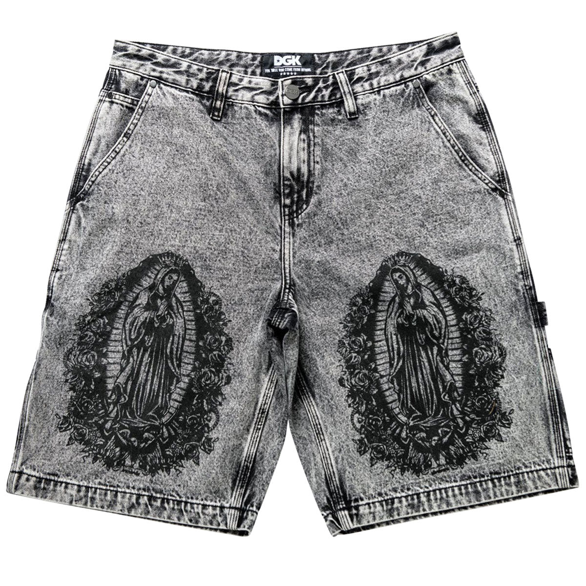 DGK Guadalupe Denim Shorts - Washed Black image 1