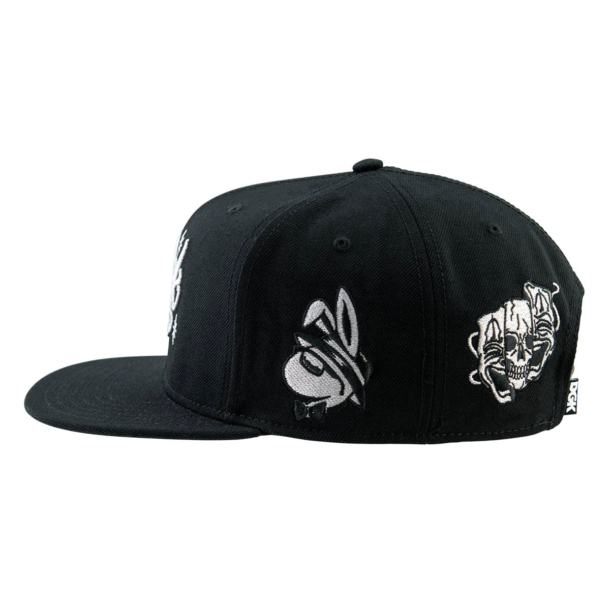 DGK Raise The Low Snapback Hat - Black image 4