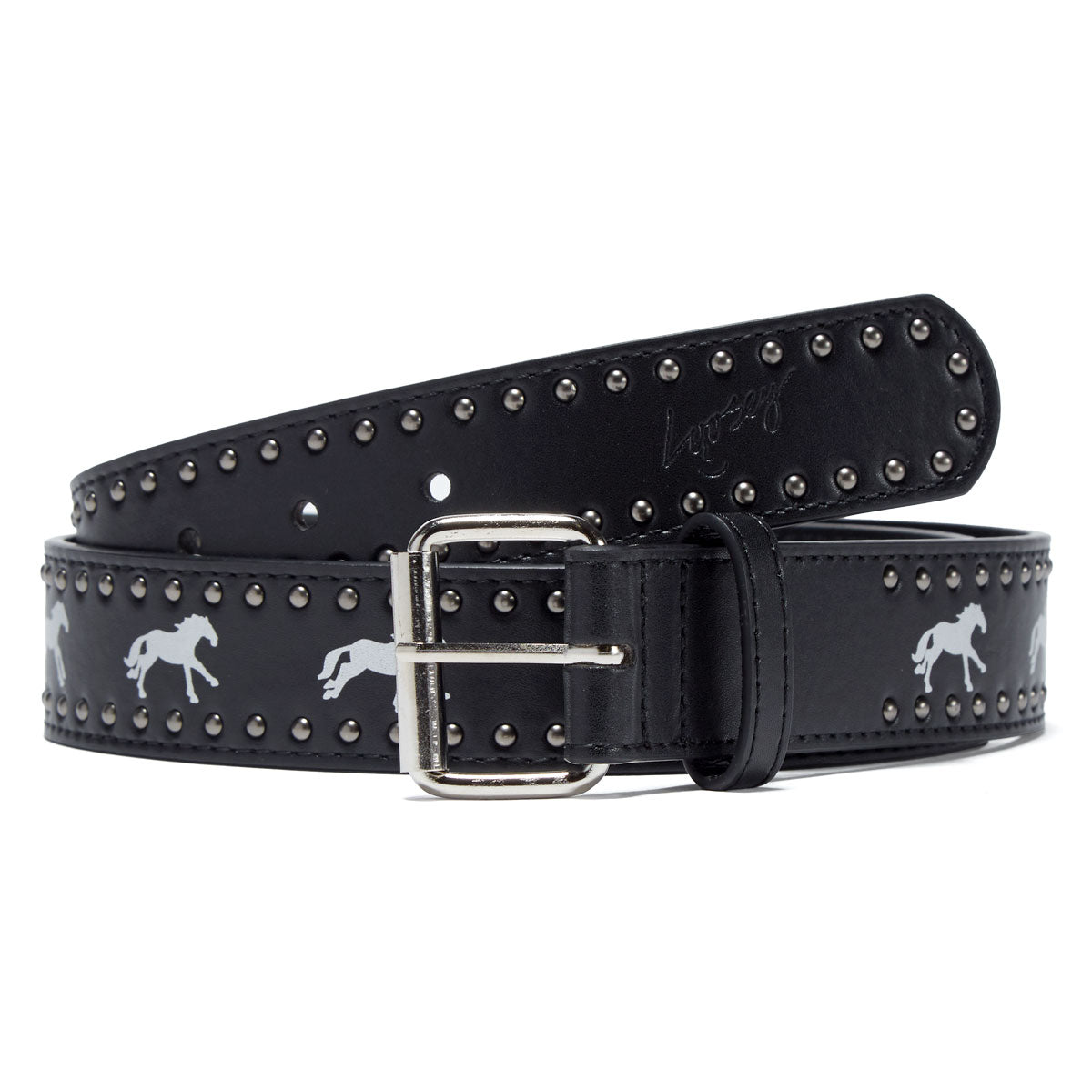 Loosey Silver Stallion Belt - Black image 1