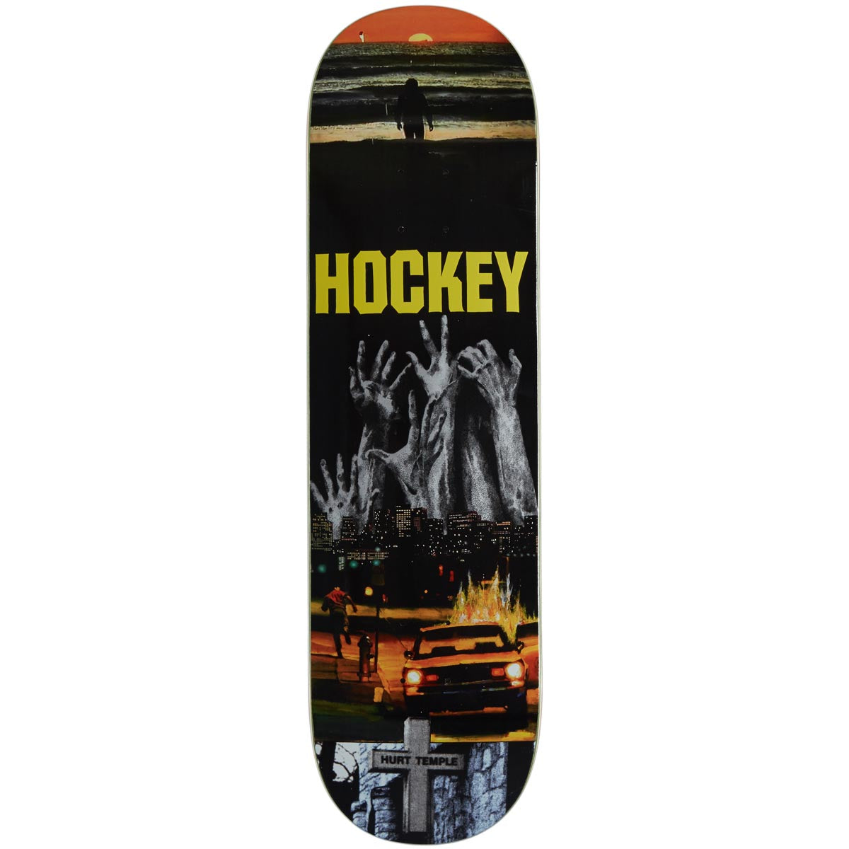 Hockey Hurt Temple Andrew Allen Skateboard Deck - 8.38