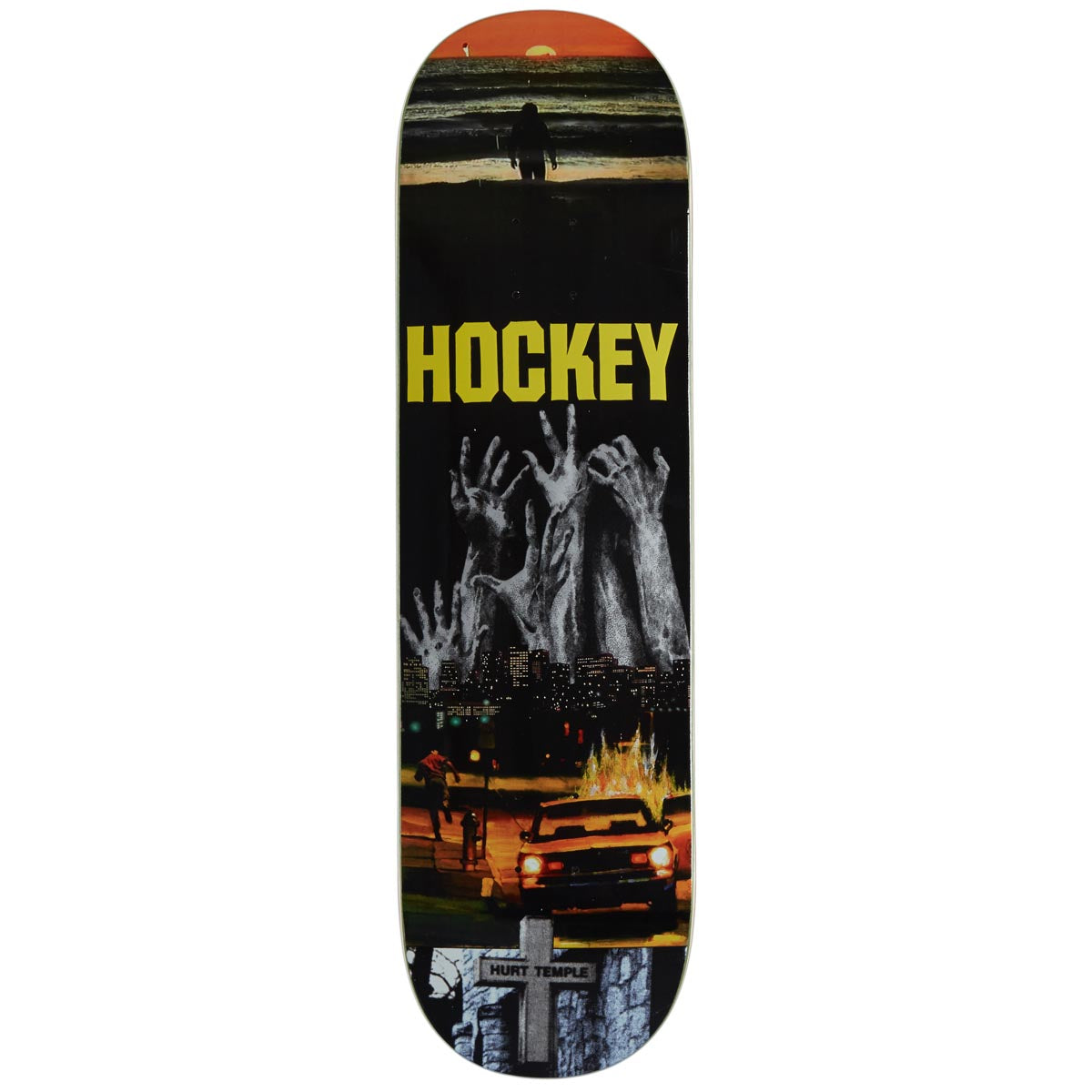 Hockey Hurt Temple Andrew Allen Skateboard Deck - 8.50