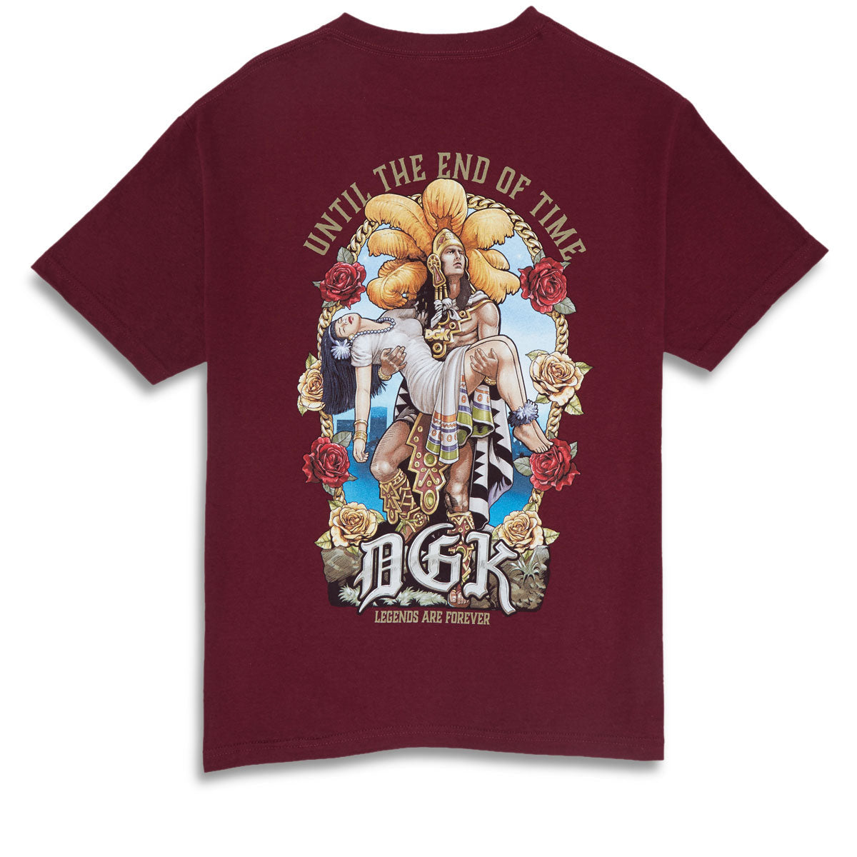 DGK Legend T-Shirt - Burgundy image 1