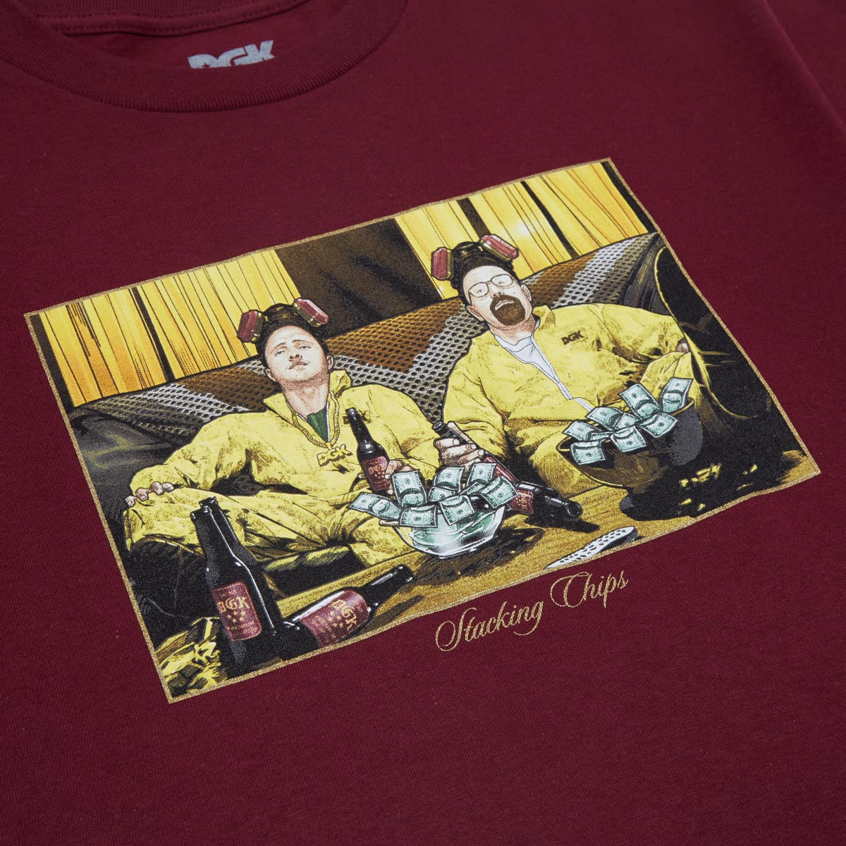 DGK Workload T-Shirt - Burgundy image 2