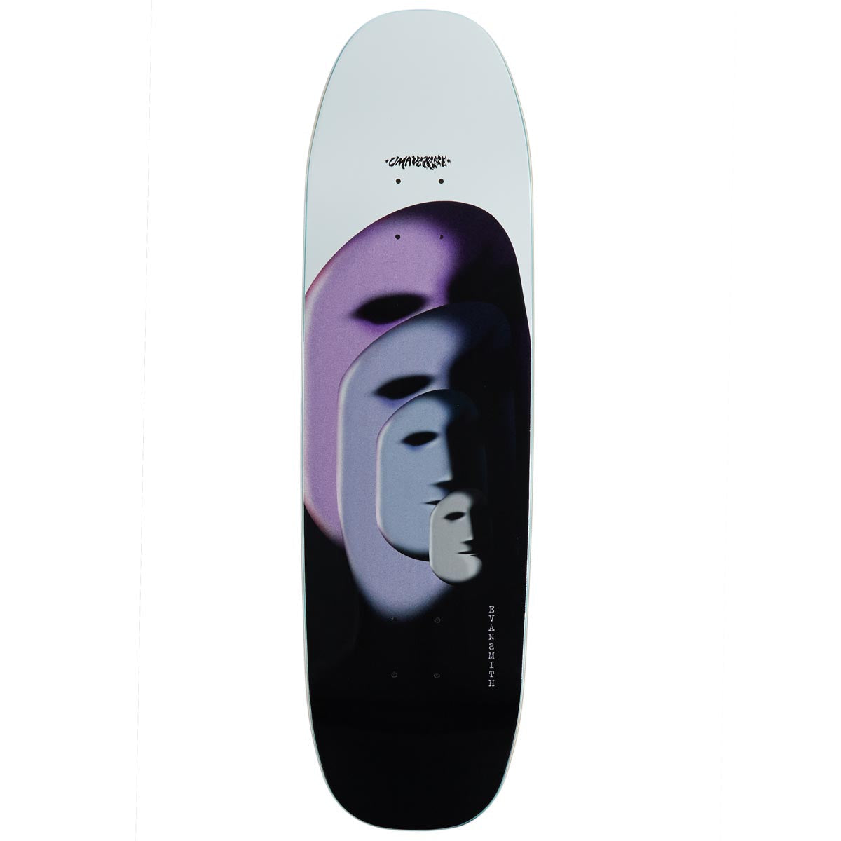 Umaverse Evan Faces On Fark Shape Skateboard Deck - 8.90