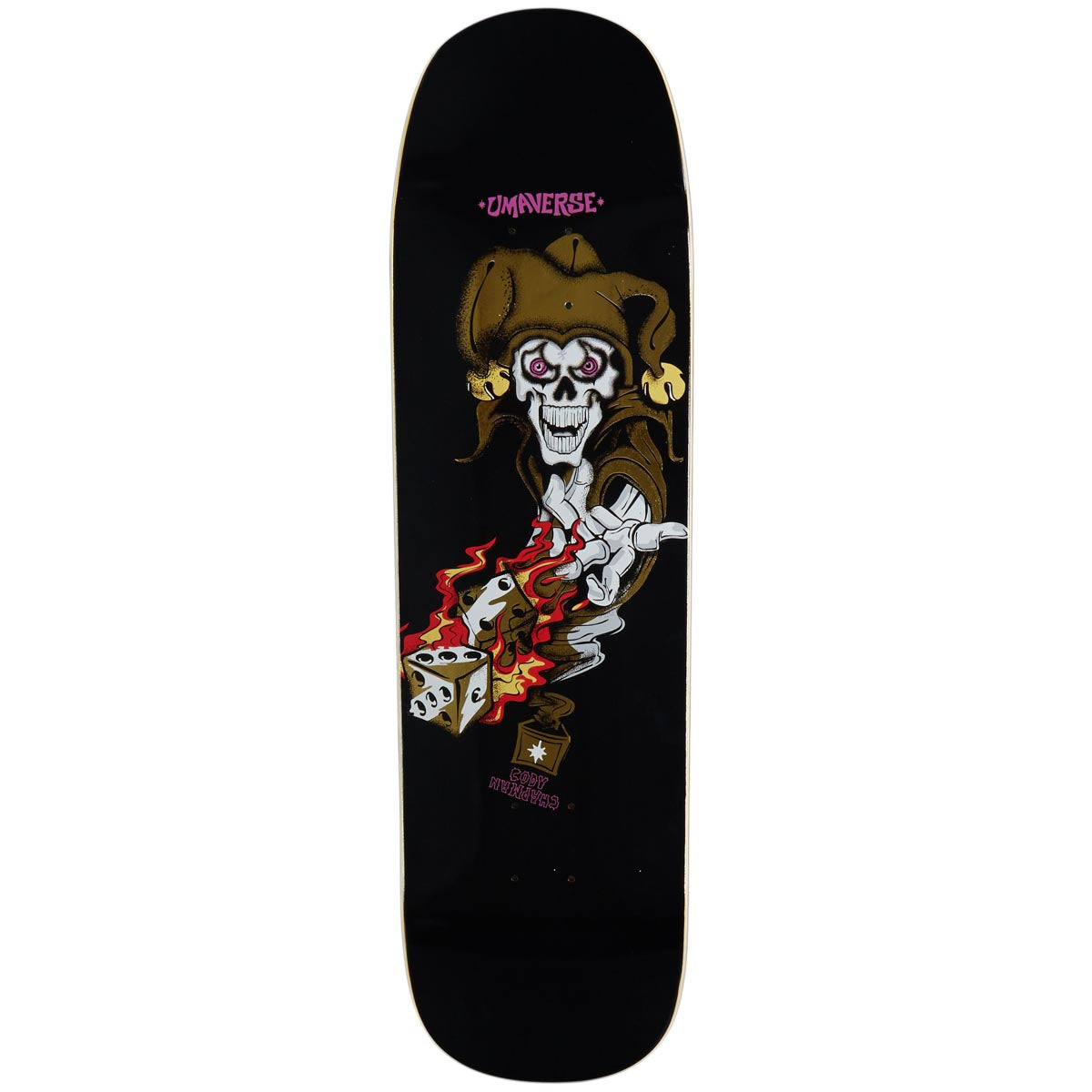 Umaverse Cody Jester on Maite Shape Skateboard Deck - 8.700