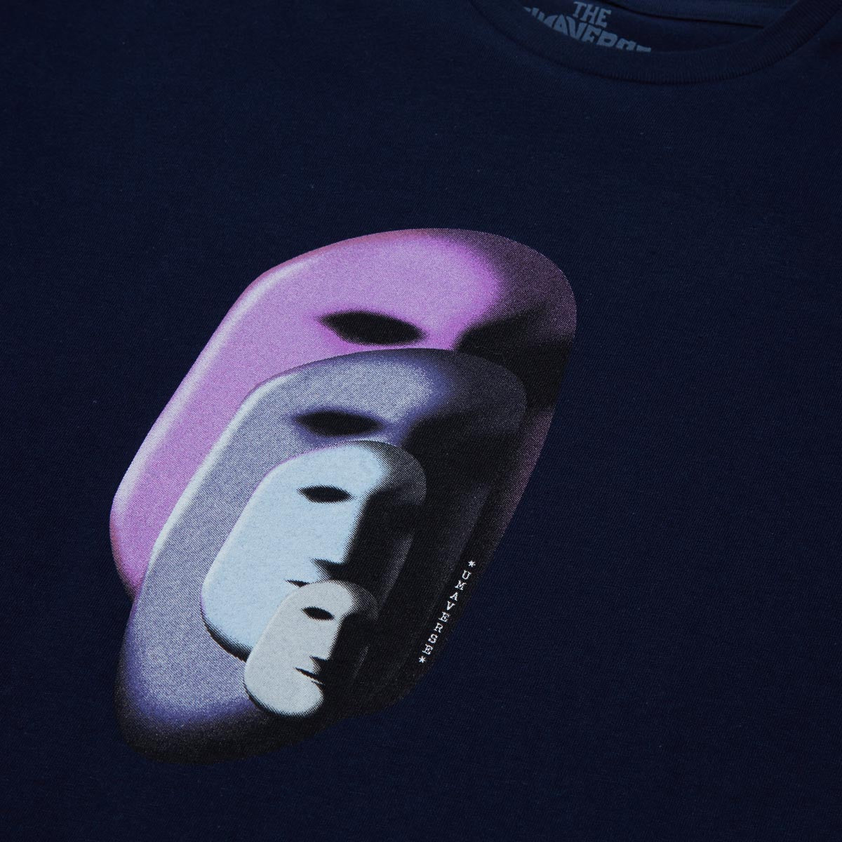 Umaverse Faces T-Shirt - Navy image 2