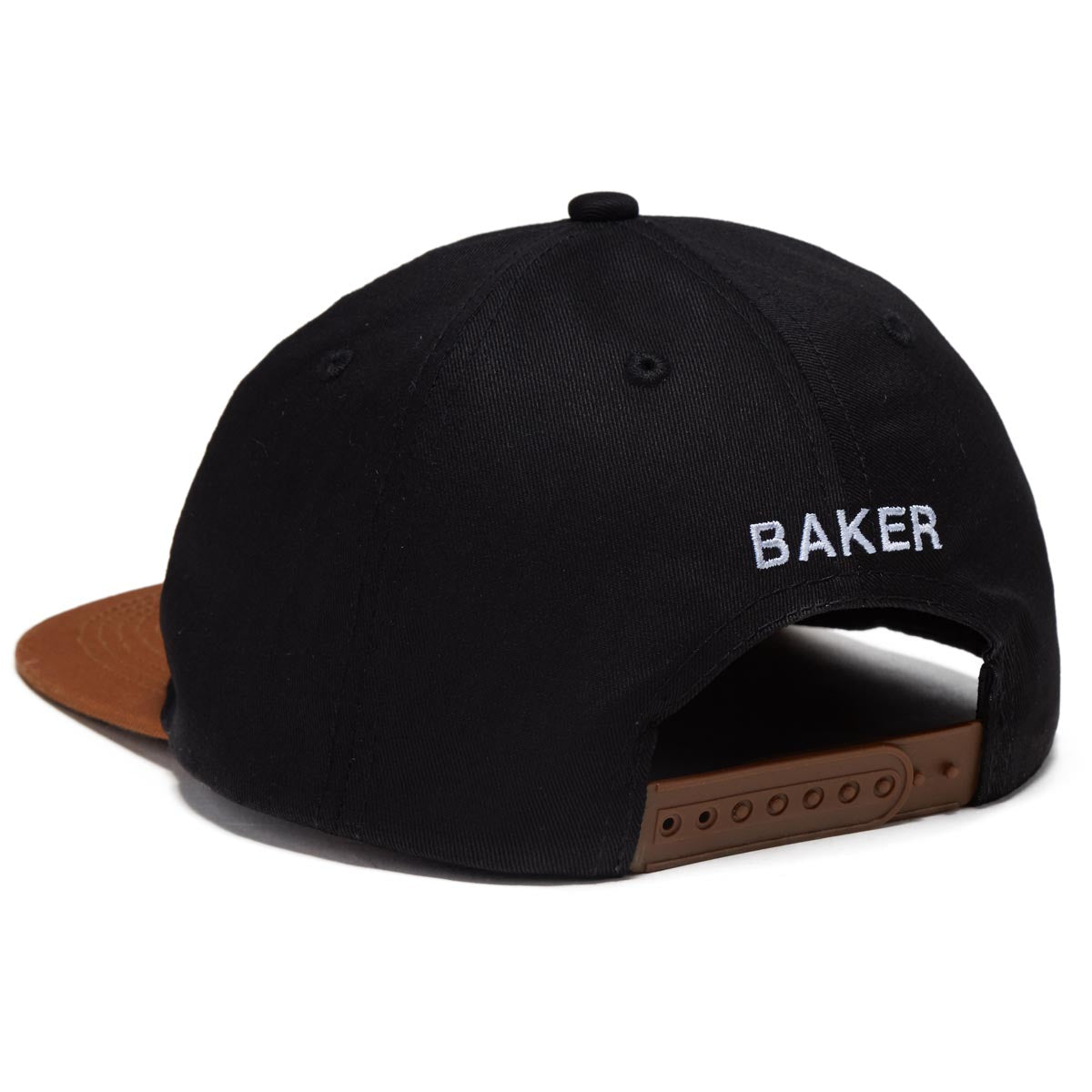 Baker Capital B Snapback Hat - Black/Brown image 2