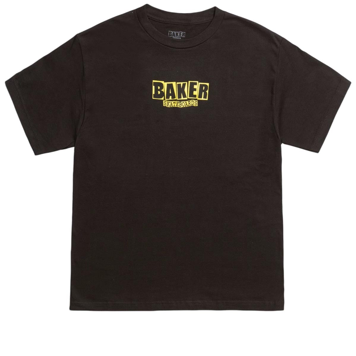 Baker Brand Logo T-Shirt - Black/Yellow image 1