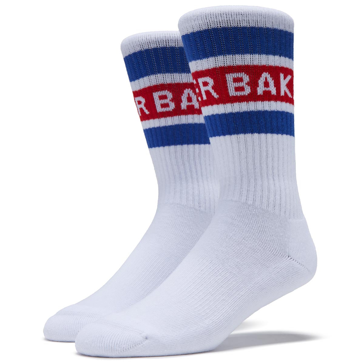 Baker Stripes Socks - White/Red image 1