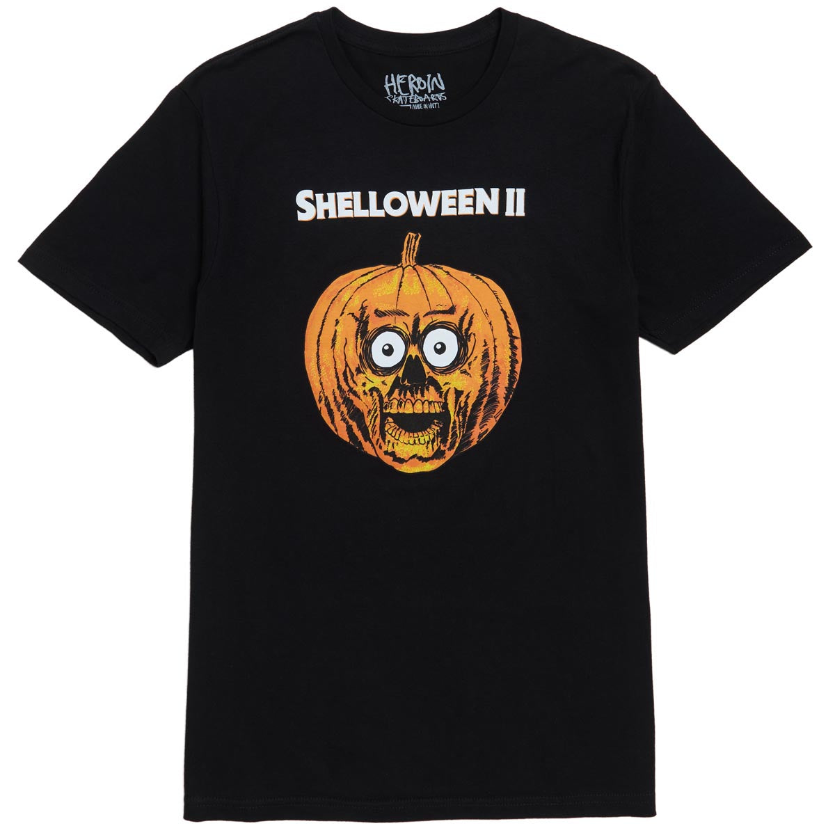 Heroin Shelloween 2 T-Shirt - Black image 1