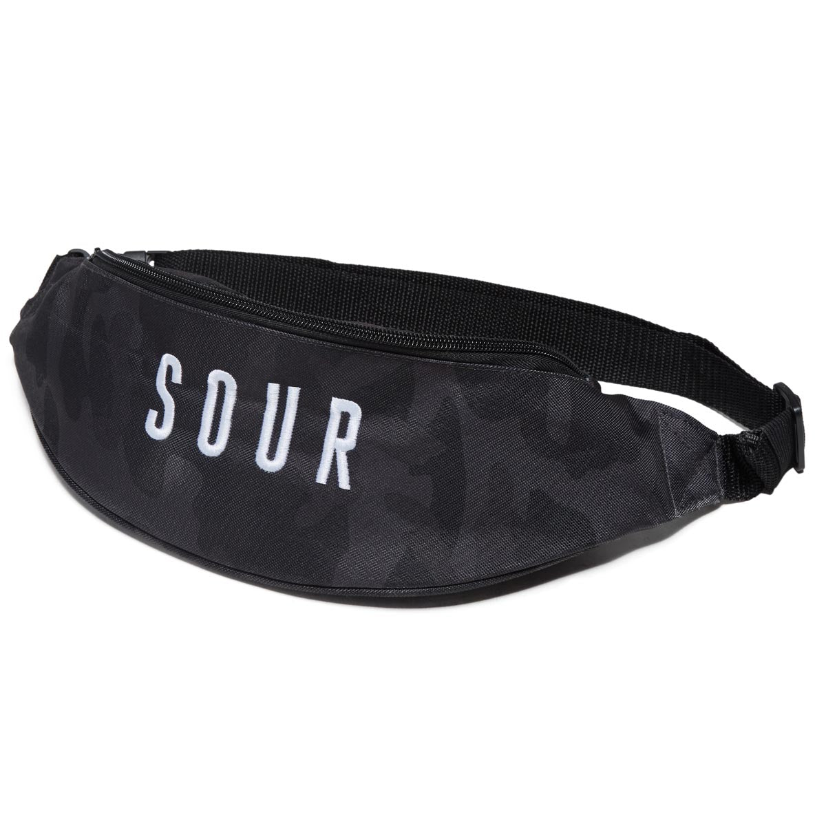 Sour Solution Camo Bum Bag - Black image 1