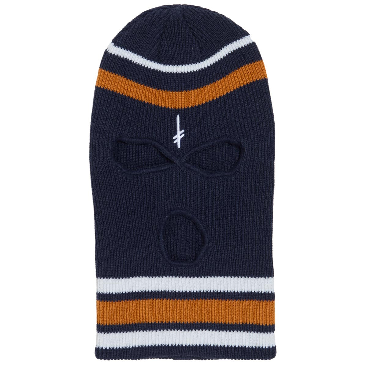 Deathwish Gang Logo Balaclava - Navy/Orange image 1