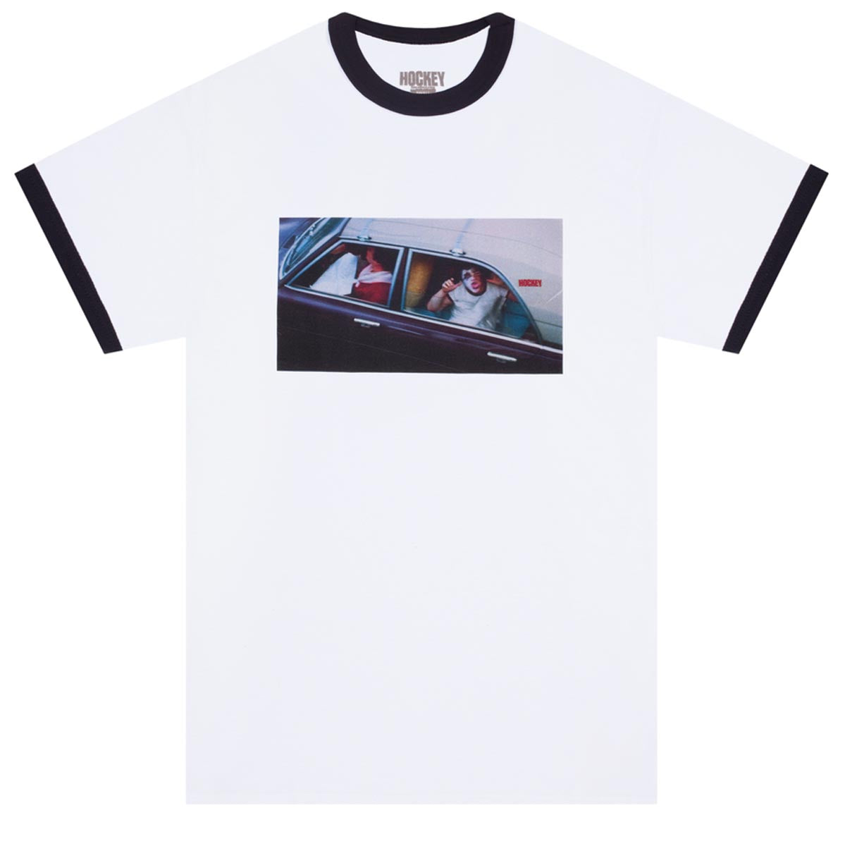 Hockey Car Kid T-Shirt - White image 1