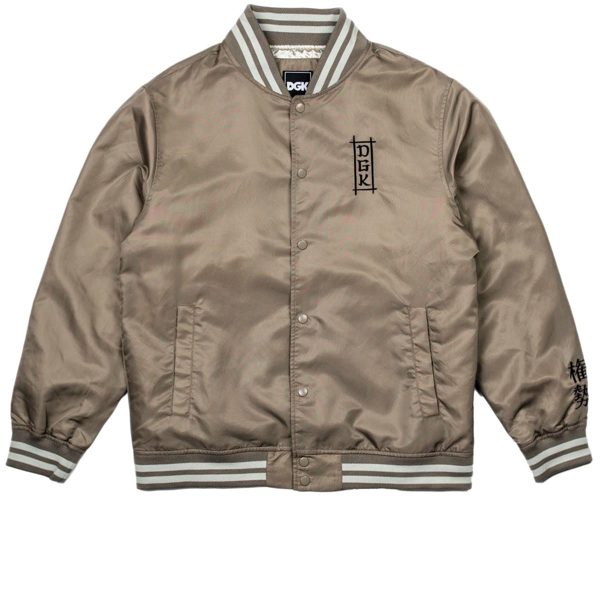 DGK Skateboards Clout Varsity Jacket - Tan image 1