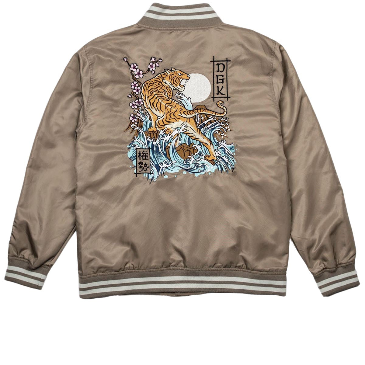 DGK Skateboards Clout Varsity Jacket - Tan image 2