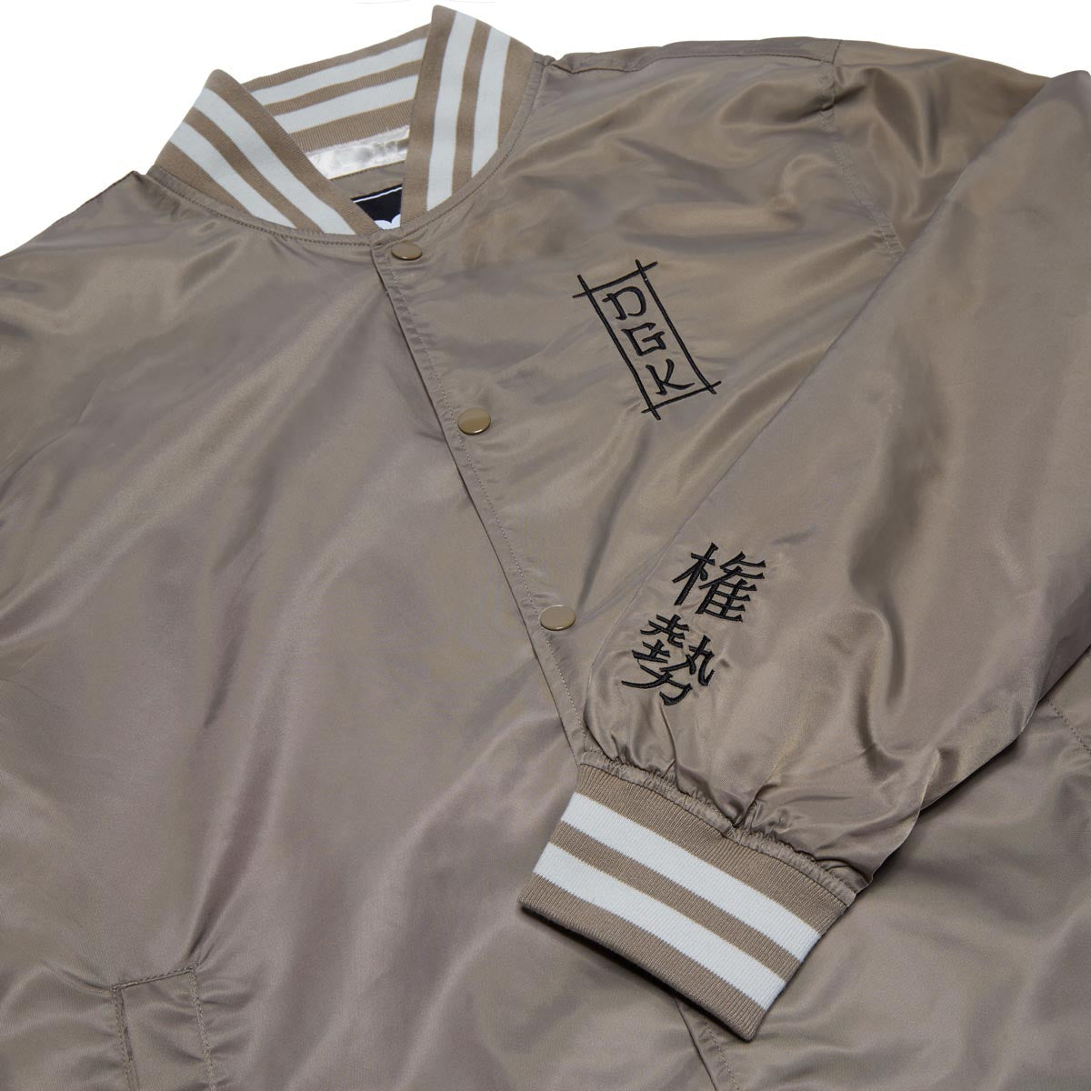 DGK Skateboards Clout Varsity Jacket - Tan image 3