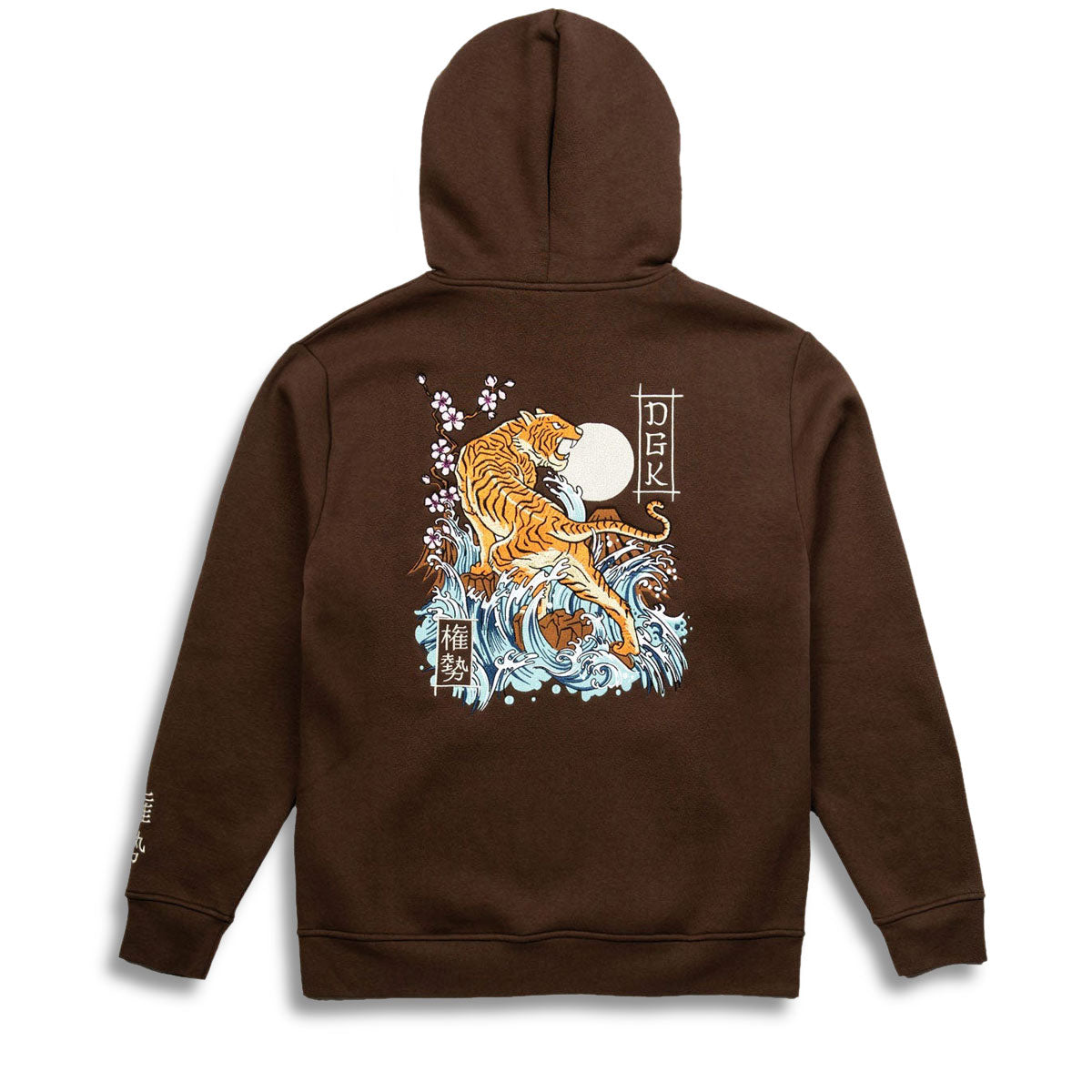 DGK Skateboards Clout Fleece Hoodie - Brown image 1