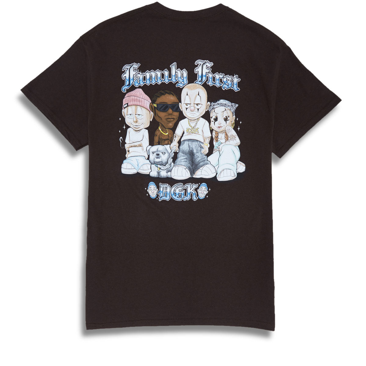 DGK Skateboards Family First T-Shirt - Dark Chocolate image 2