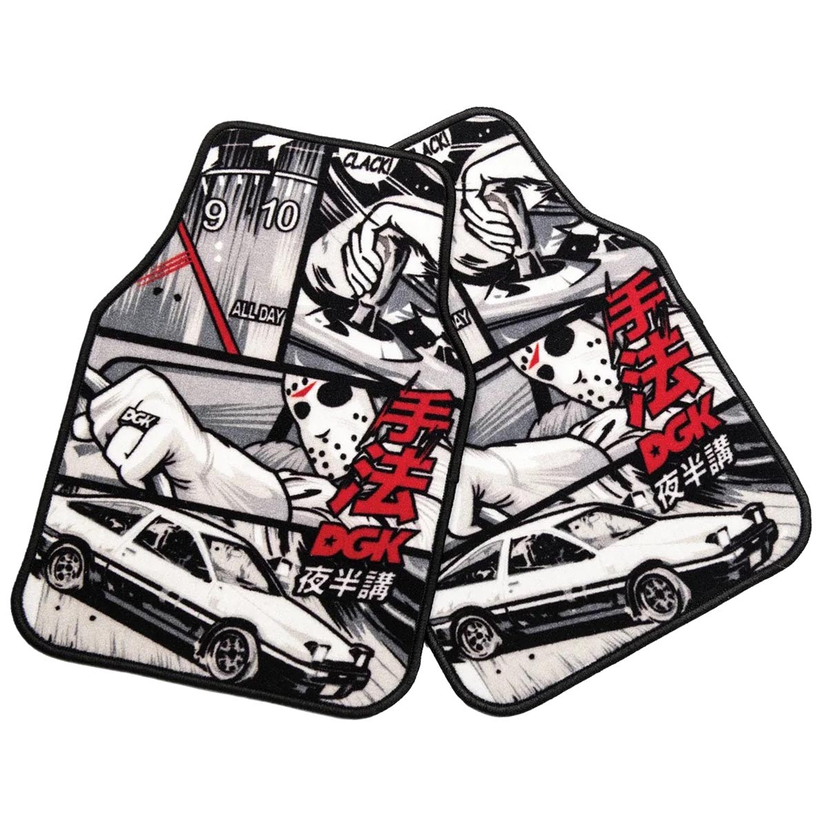 DGK Skateboards Hachi Floor Mat - Black image 1