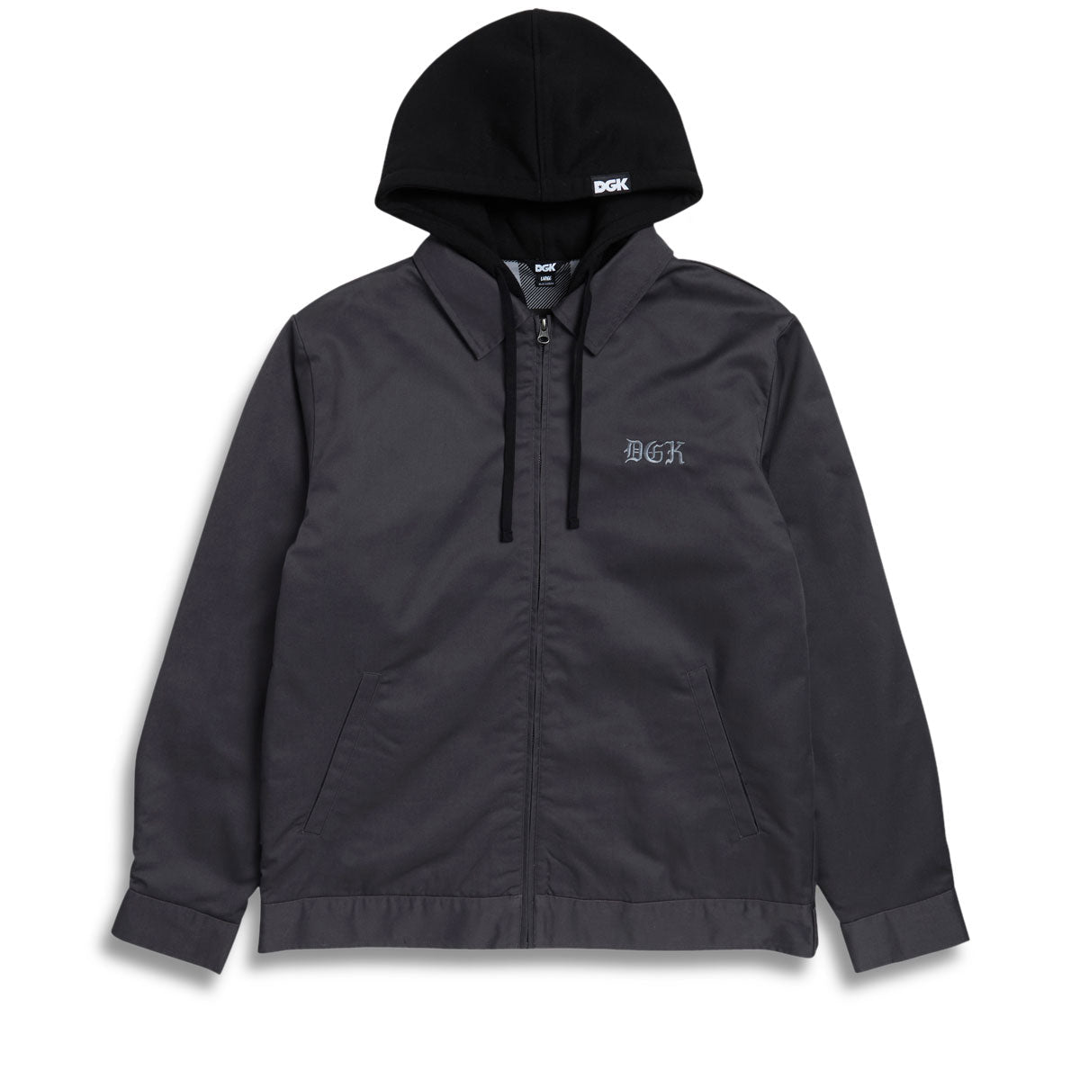 DGK Nuestra Hooded Jacket - Charcoal image 2