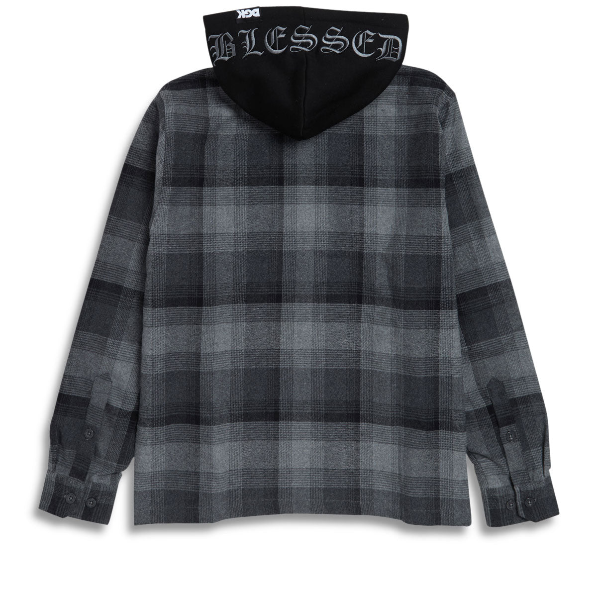 DGK Bliss Flannel Shacket Jacket - Charcoal image 2