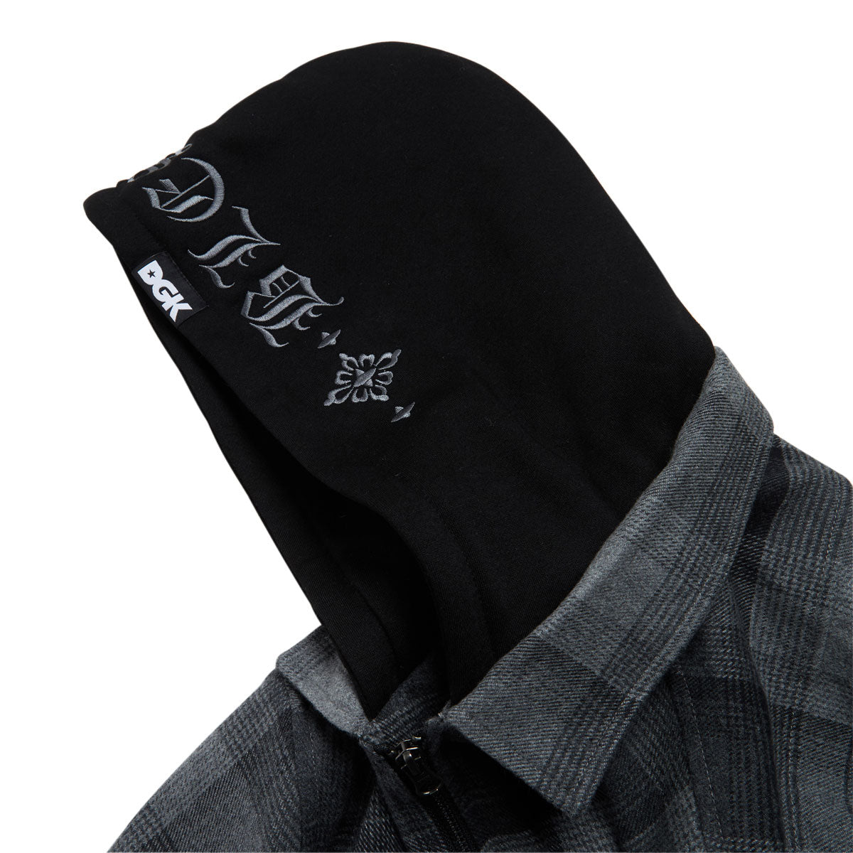 DGK Bliss Flannel Shacket Jacket - Charcoal image 5