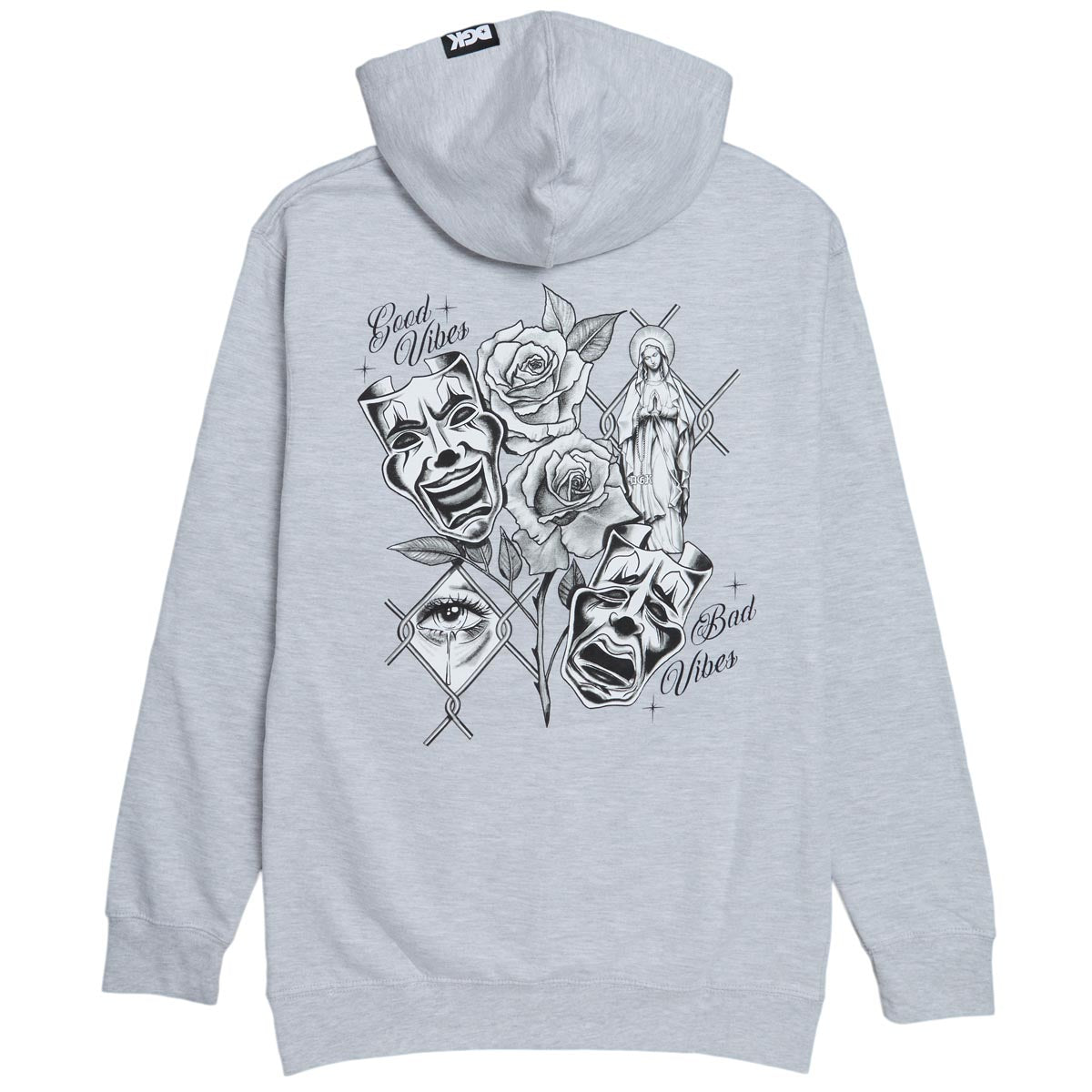 DGK Sad Girl Fleece Hoodie - Grey Heather image 1