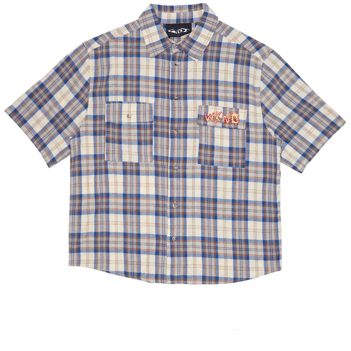 WKND Wilson Shirt - Brown/Blue Plaid image 1