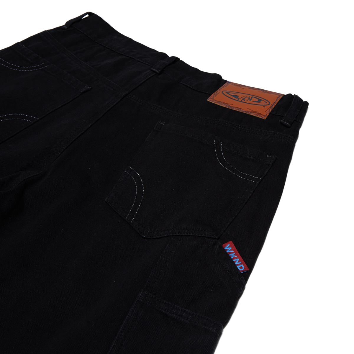 WKND Damn Near Carpenters Single Knee Jeans - Black image 4