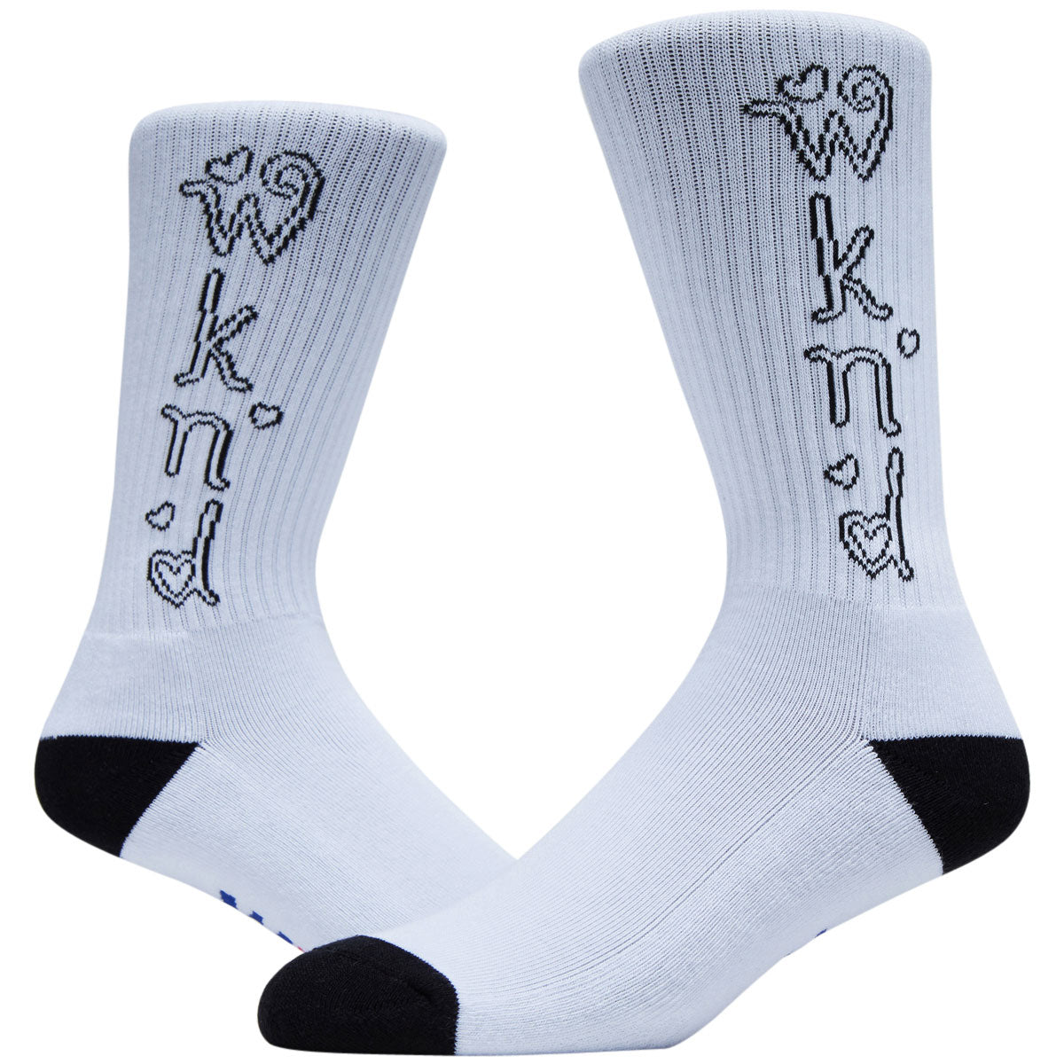 WKND Heart Socks - White image 2