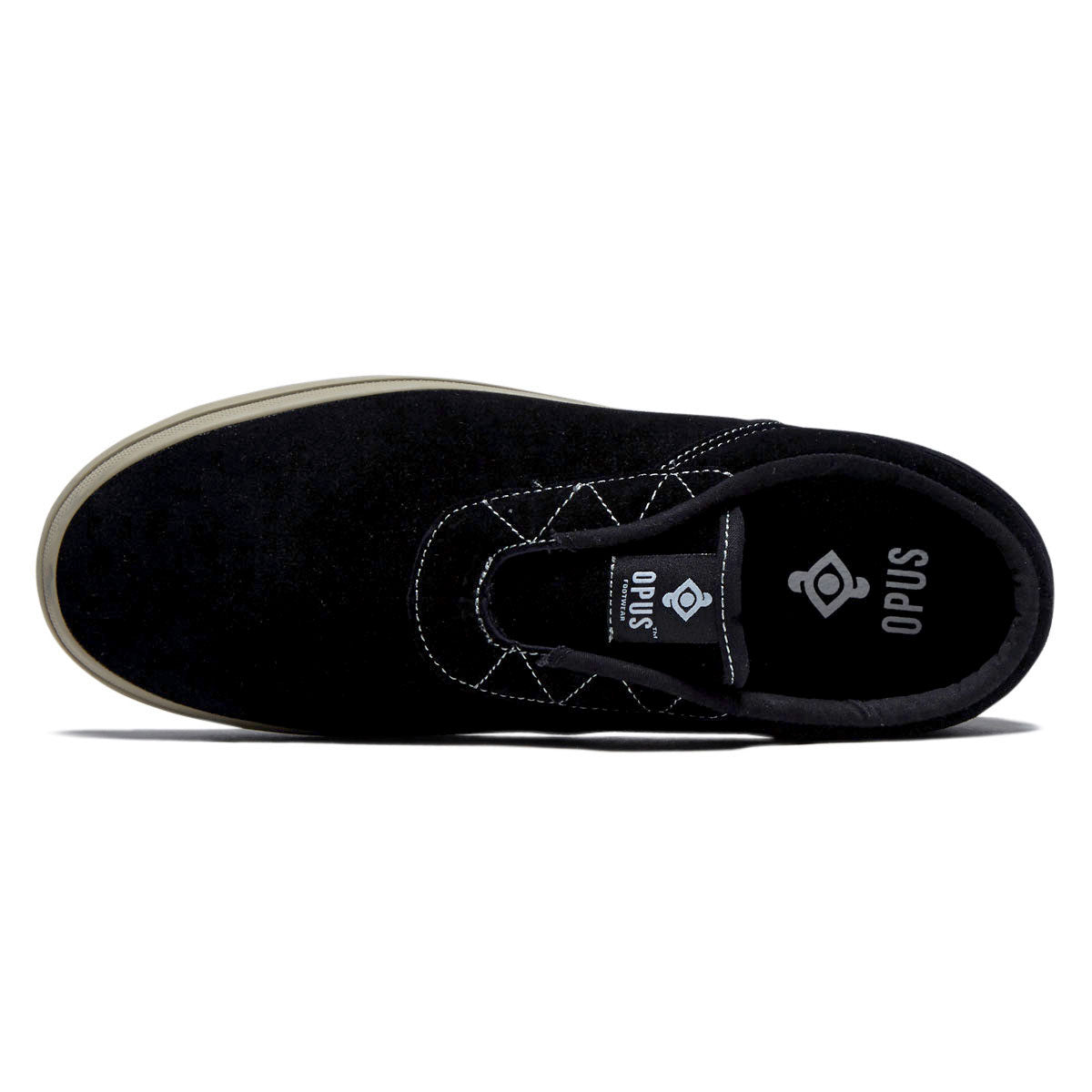 Opus Honey Slip Shoes - Black/Cream Suede image 3