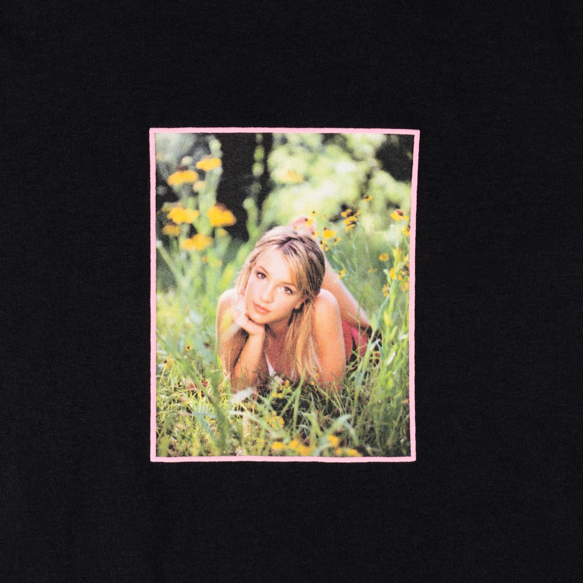 Welcome x Britney Daisies T-Shirt - Black image 3