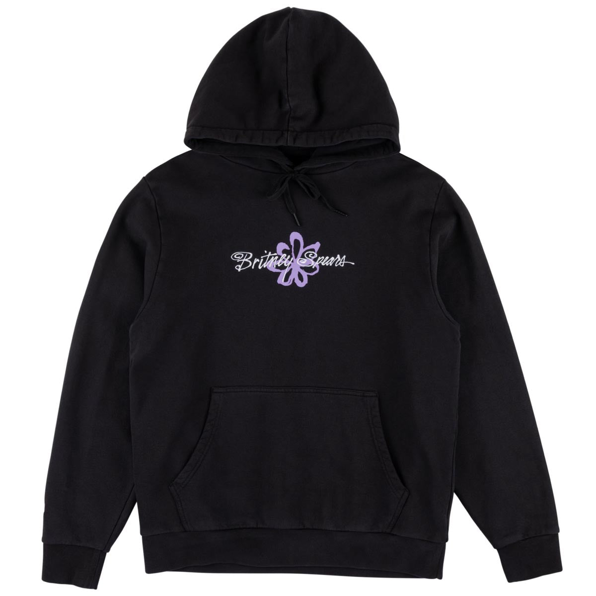 Welcome x Britney Flower Hoodie - Black image 1