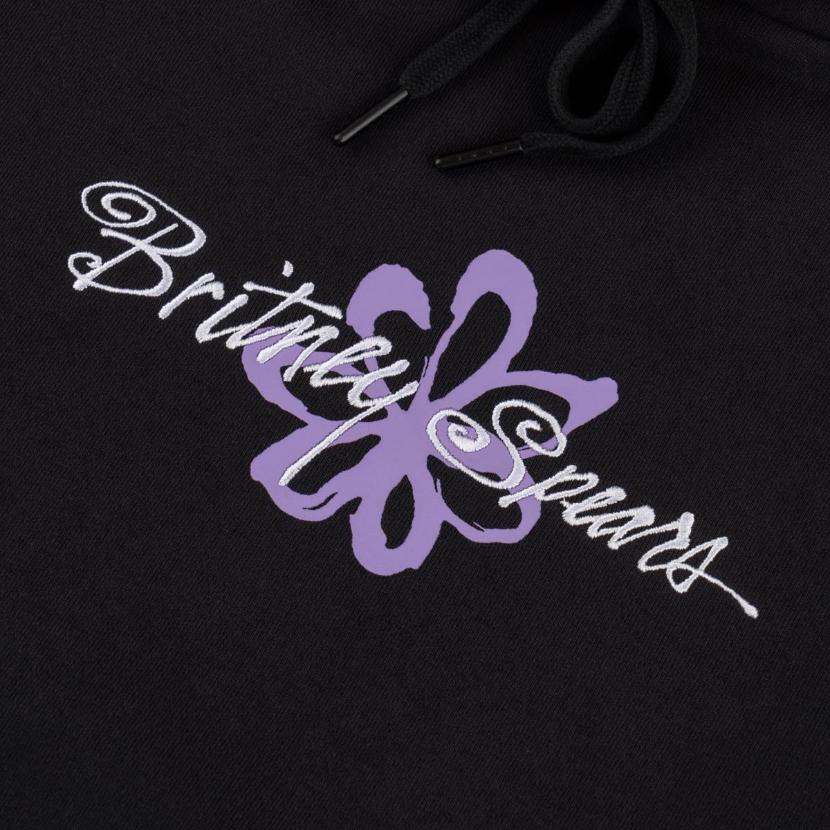 Welcome x Britney Flower Hoodie - Black image 3